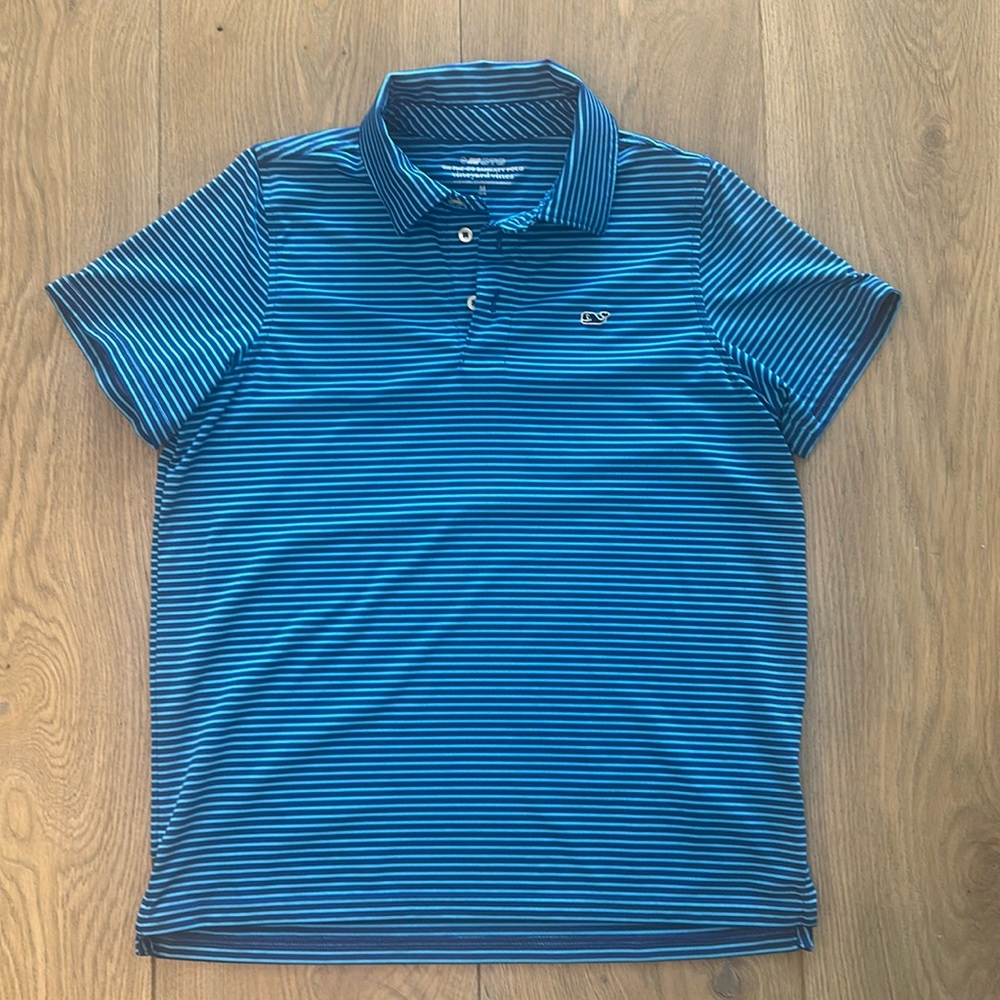 Vineyard Vines Youth Medium (12-14) On The Go Sankaty Polo